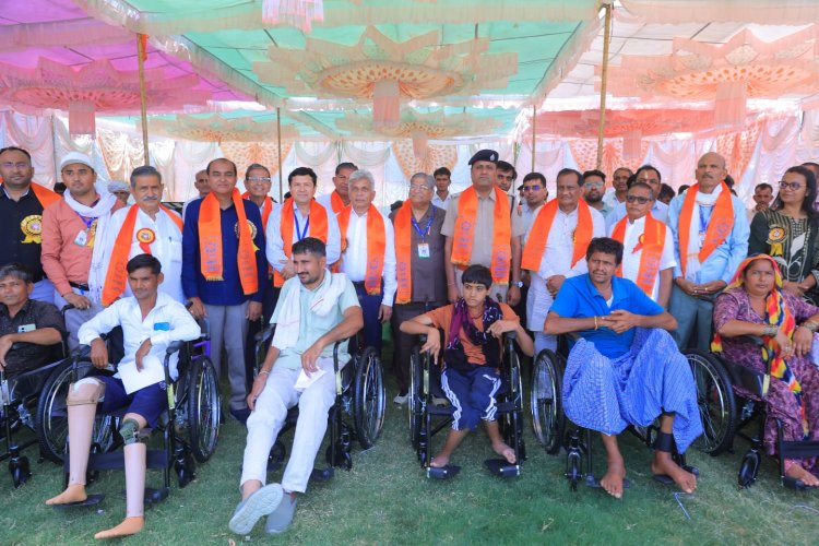 सांचौर में दिव्यांग शिविर में 391 प्रमाण पत्र जारी, 60 जरूरतमंदों को हियरिंग एड वितरित