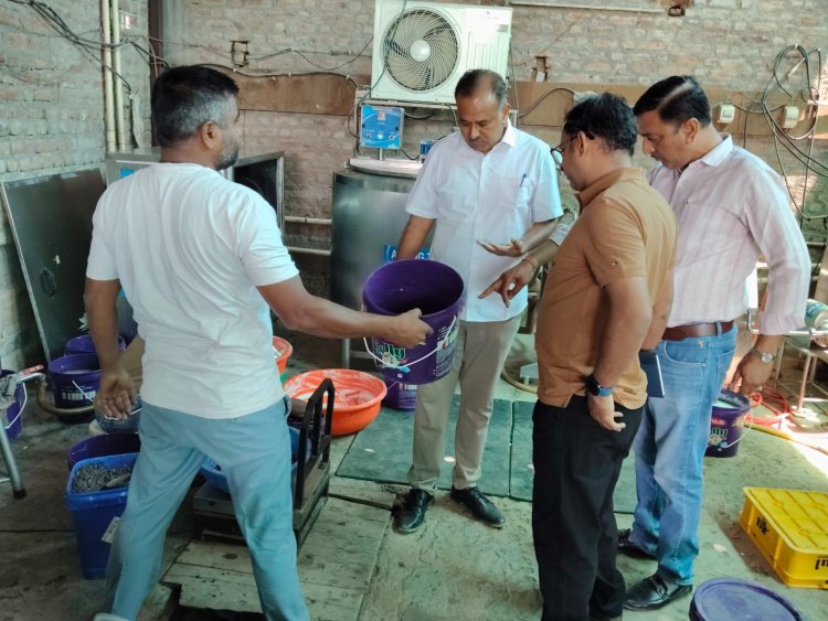 शुद्ध आहार मिलावट पर वार अभियान के तहत आहोर में कार्यवाही, आइसक्रीम, बर्फी और ऑयल के नमूने जांच को भेजे