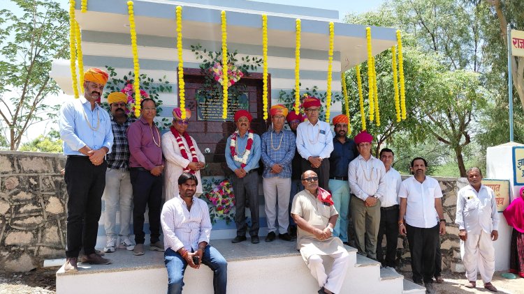 लालभाकरी स्कूल परिसर में सुंदर कमल जल मंदिर का किया लोकार्पण, भामाशाह भेरुमल भंडारी ने करवाया निर्माण 