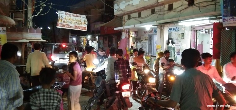 बागरा के मुख्य बाजार में ट्रैफिक जाम से आमजन परेशान