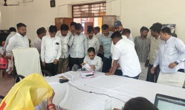 नारणावास में वीडियो कॉन्फ्रेंस से जनसुनवाई: मौके पर निस्तारण, बाकी समस्याएं राजस्थान सम्पर्क पर दर्ज