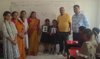 विद्या भारती इंटरनेशनल स्कूल में 'मदर्स डे' का भव्य आयोजन