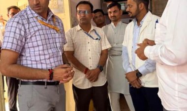 नीति आयोग द्वारा नियुक्त केन्द्रीय प्रभारी अधिकारी अरविन्द रावत ने सीएचसी भाद्राजून का निरीक्षण कर देखी व्यवस्थाएँ
