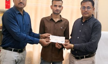 राष्ट्रीय पत्र लेखन प्रतियोगिता में देवेंद्रराज सुथार पुरस्कृत