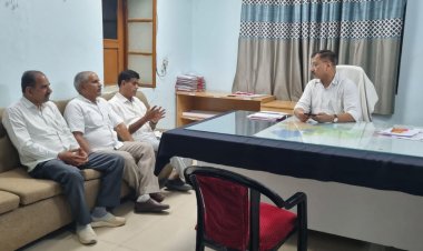 किसानों के चने की खरीद उसी दिन करने व स्थल पर पेयजल व छाया की व्यवस्था करने की मांग