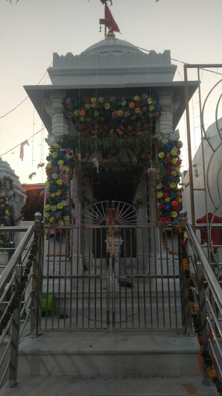 पूनकखुर्द में नवनिर्मित आशापुरा माताजी मंदिर प्राण प्रतिष्ठा महोत्सव