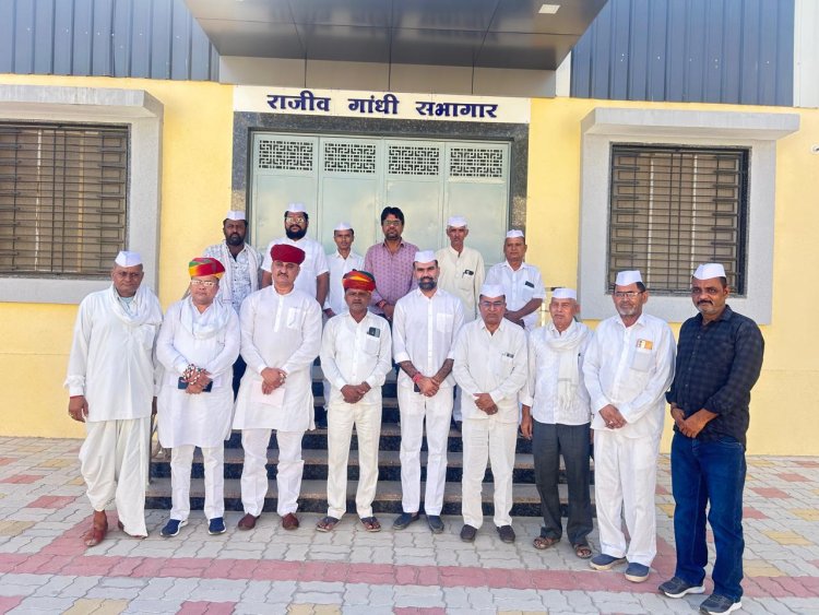 जालोर कांग्रेस सेवादल की बैठक में संगठन मजबूती पर की चर्चा