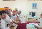 आरएलपी सुप्रीमो बेनीवाल की सुरक्षा सहित विभिन्न मांगों को लेकर वाहन रैली के साथ प्रदर्शन कर सौंपा ज्ञापन 