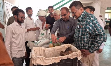 वंदे गंगा जल संरक्षण जन अभियान के तहत कृषि विज्ञान केन्द्र में जैविक खेती प्रशिक्षण, वृक्षारोपण व जल स्रोत पूजन कार्यक्रम का हुआ आयोजन