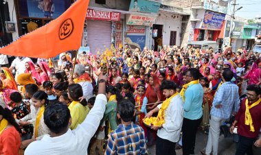 नाथजी के जयकारों और मंगल गीतों के साथ निकली भव्य कलश यात्रा, मल्केश्वर मठ में श्रीमद् भागवत कथा का शंखनाद