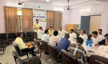जनसमस्याओं के त्वरित समाधान को लेकर आहोर विधायक ने अधिकारियों की समीक्षा बैठक ली