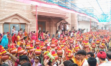 बागरा : जलंधरनाथ महादेव मंदिर प्राण-प्रतिष्ठा महोत्सव का साधु-संतों के सानिध्य में भव्य जलयात्रा के साथ शुभारंभ