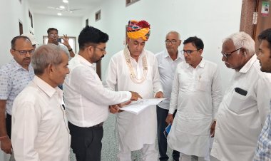 विश्वकर्मा कौशल विकास बोर्ड के अध्यक्ष रामगोपाल सुथार ने किया जालौर संस्थान संकुल का अवलोकन