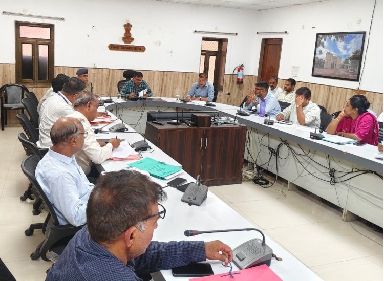 आपदा बचाव के लिए योजनाबद्ध तरीके से आवश्यक प्रबंधन सुनिश्चित करें-जिला कलक्टर