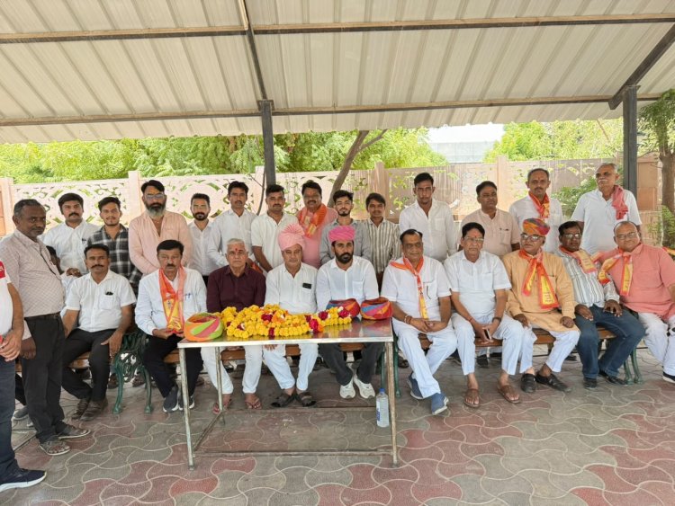 कैलाशधाम में राजस्थान ब्राह्मण महासभा प्रदेशाध्यक्ष का भव्य स्वागत, संगठन की मजबूती पर दिया जोर