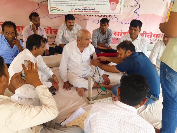 पूर्व मंत्री सुखराम विश्नोई की भूख हड़ताल जारी, बोले-जब तक निराकरण नहीं होगा तब तक अनशन जारी रहेगा