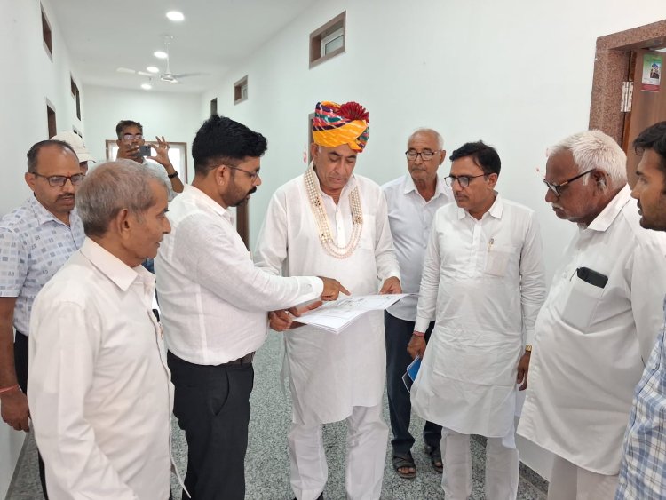 विश्वकर्मा कौशल विकास बोर्ड के अध्यक्ष रामगोपाल सुथार ने किया जालौर संस्थान संकुल का अवलोकन