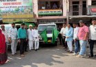 पांच मिनी टेम्पो को हरी झंडी दिखाकर किया रवाना, सायला में अब घर-घर होगा कचरा संग्रहण