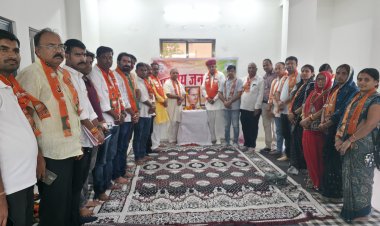 भाजपा नगर मंडल जालौर द्वारा श्रद्धापूर्वक मनाई गई डॉ. श्यामा प्रसाद मुखर्जी की जयंती