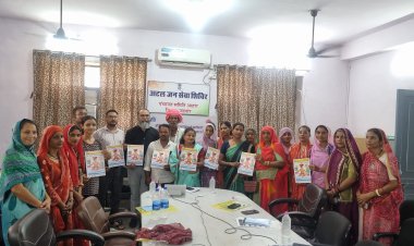 आहोर में टीकाकरण पर एक दिवसीय कार्यशाला, हर बच्चे को समय पर जीवनरक्षक टीके लगवाने का लिया संकल्प