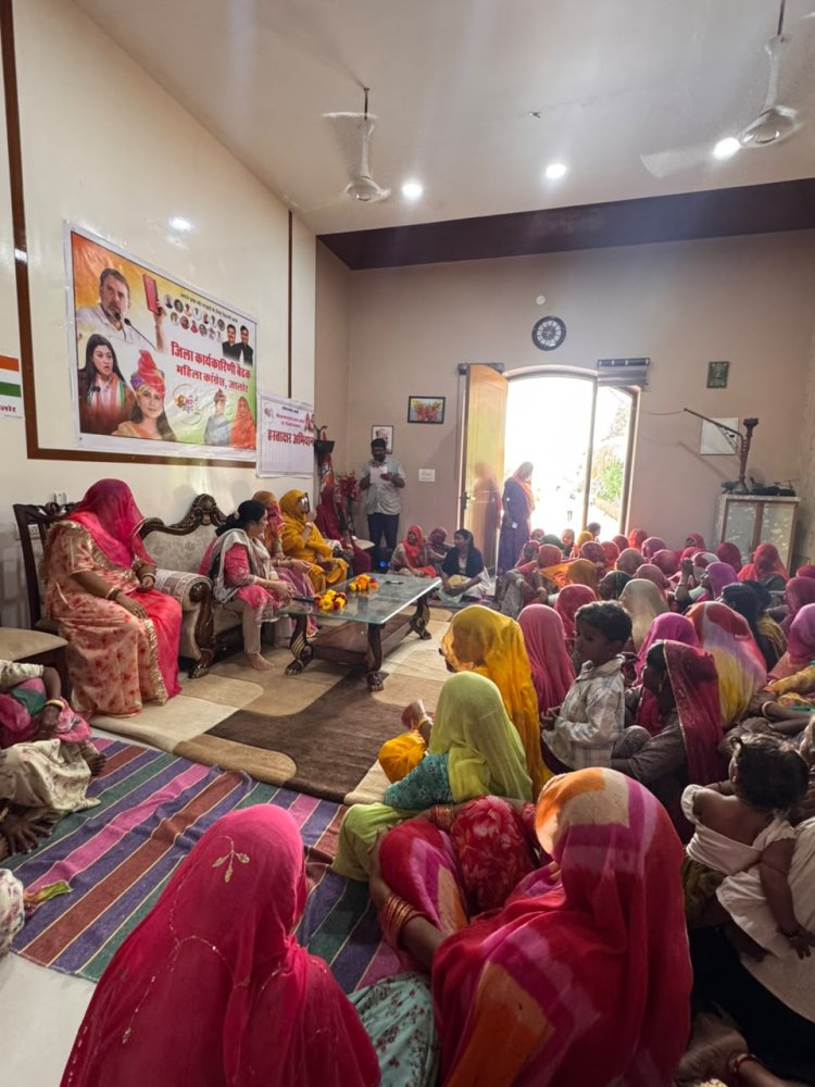 महिला कांग्रेस की बैठक संपन्न, ओबीसी महिला आरक्षण को लेकर हस्ताक्षर अभियान शुरू , 21 जुलाई को दिल्ली कूच का आह्वान