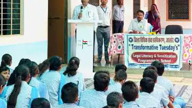 पीपलेश्वर उच्च माध्यमिक विद्यालय लेटा में विधिक साक्षरता एवं जागरूकता कार्यक्रम आयोजित
