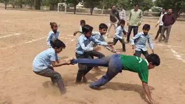  संकुल स्तरीय प्रतियोगिता के कबड्डी में नारणावास ने पहला व जालोर ने दूसरा स्थान पाया 