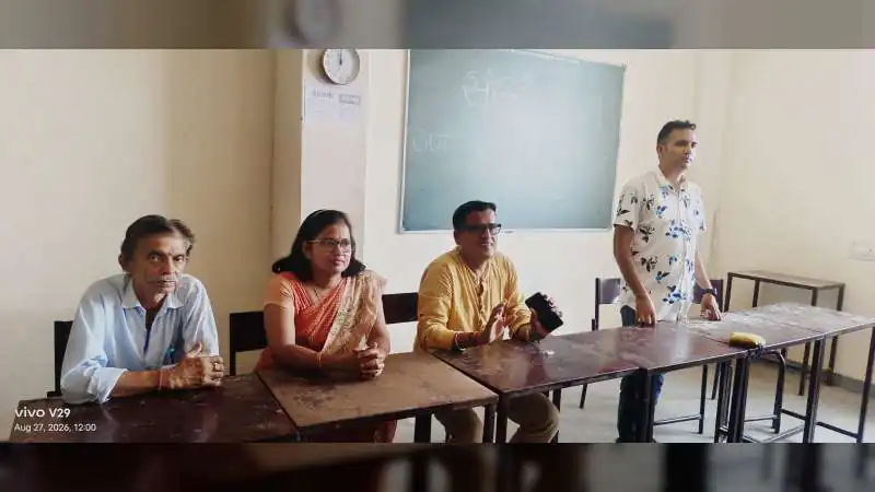 अजीम प्रेमजी फाउंडेशन ने आहोर कॉलेज में संस्कृत दिवस पर व्याख्यान, छात्रवृत्ति योजना की दी जानकारी