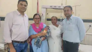 जालोर में हाई रिस्क प्रेग्नेंसी में महिला का सुरक्षित सामान्य प्रसव, प्रसूता ने 4 किलो 200 ग्राम वजन की बच्ची को दिया जन्म