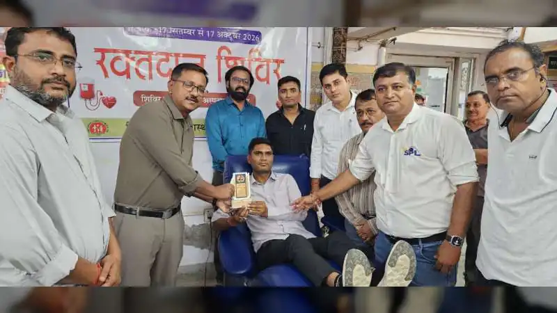 विकसित भारत-जन सेवा अभियान’ के तहत जिले भर में आयोजित हुए रक्तदान शिविर कार्यक्रम
