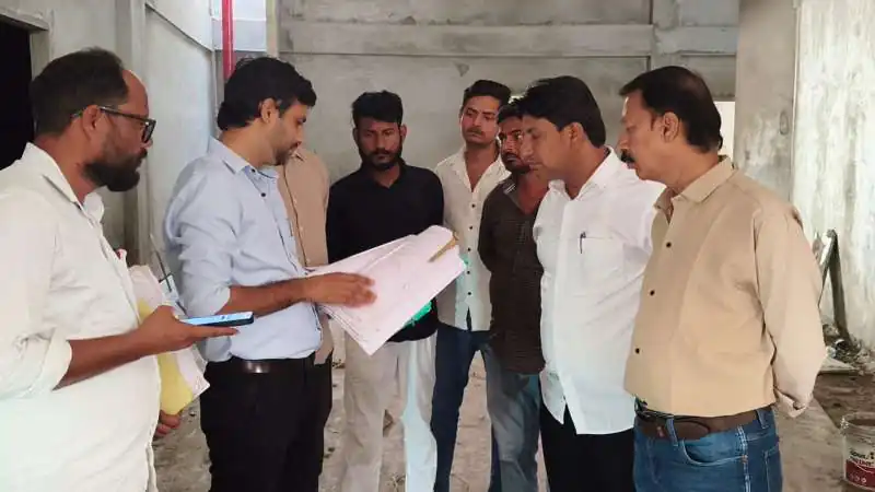 चार साल में 40 फीसदी काम हो पाया जालोर टाउनहॉल का, सभापति ने निरीक्षण कर गुणवत्ता पर खड़े किए सवाल, जारी करेंगे नोटिस