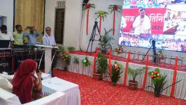 पंचायतीराज जन प्रतिनिधि संवाद में पोषाणा की प्रशासक पिंटु देवी गर्ग ने मुख्यमंत्री को बताई आदिवासी बालिका हॉस्टल की बात