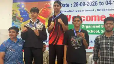 राज्य स्तरीय वुशु प्रतियोगिता में सेंट पॉल स्कूल के खिलाड़ियों ने चार पदक प्राप्त कर जालोर का नाम रोशन किया