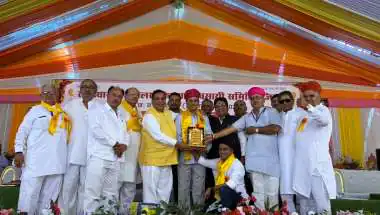 सुंधाजी में राजस्थान टेंट डीलर्स किराया व्यवसायी समिति के अधिवेशन में जीएसटी के सरलीकरण पर हुई चर्चा