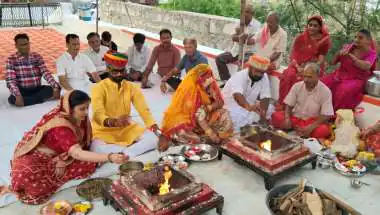 होमाष्टमी पर यज्ञ में राष्ट्र कल्याण और सर्वधर्म सद्भावना का संदेश