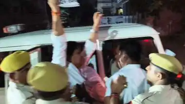 जालोर पहुंचे भाजपा प्रदेशाध्यक्ष राठौड़, विवादित बयान पर कांग्रेसियों ने किया विरोध, सभापति समेत 8 डिटेन
