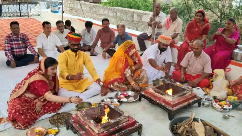 होमाष्टमी पर यज्ञ में राष्ट्र कल्याण और सर्वधर्म सद्भावना का संदेश